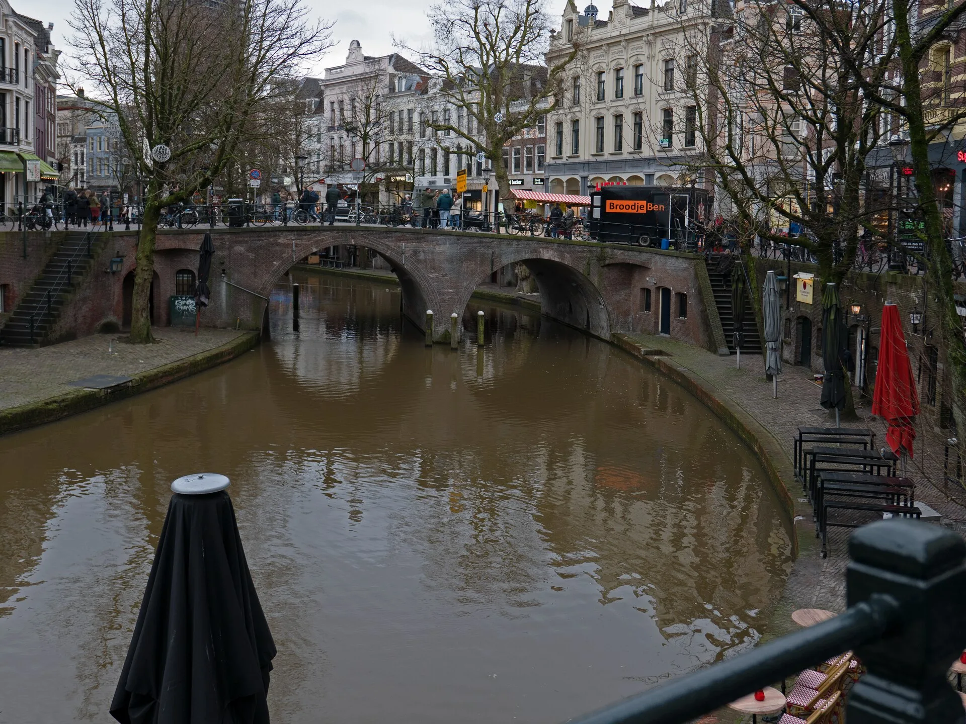 Utrecht, une ville de canaux à deux niveaux